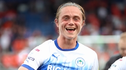 Thelo Aasgaard scored twice for Wigan (Rhianna Chadwick/PA)