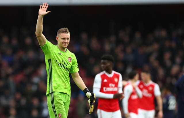 Bernd Leno returned to the Arsenal side for Saturday's win at Fulham.