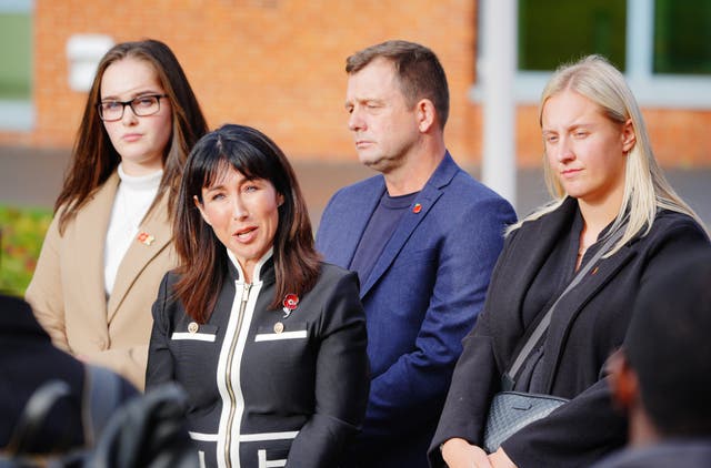 Gunner Beck's mother, Leighann McCready, has repeatedly highlighted failings in the Army's chain of command which led to her daughter's death (Ben Birchall/PA)