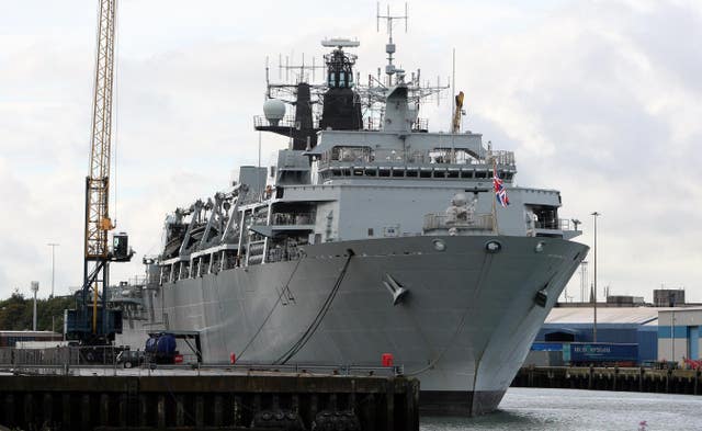 HMS Albion in Belfast