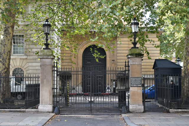 Buckingham Palace visitors' entrance