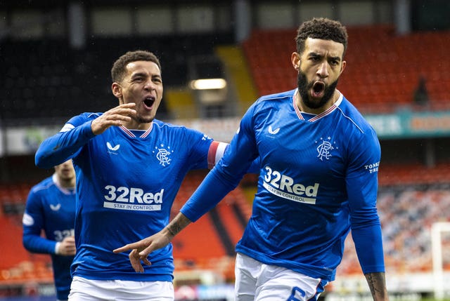 Leaders Rangers retained their 13-point advantage in the Scottish Premiership thanks to Connor Goldson's winner at Dundee United 