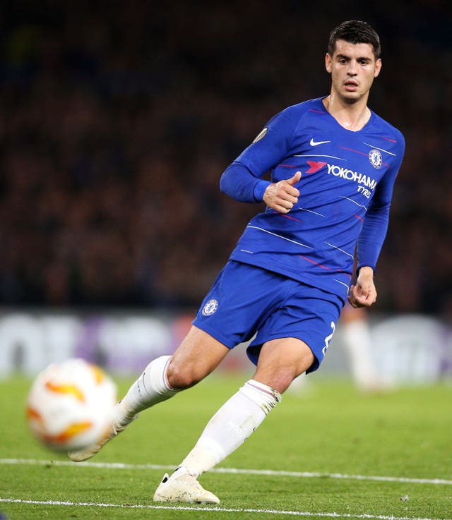 Alvaro Morata scored for the second time this season against Vidi