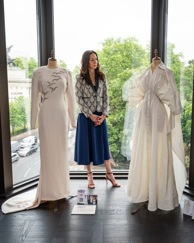 Two White Night Dresses