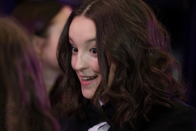 Bella Ramsey at the Catherine Called Birdy UK premiere in London