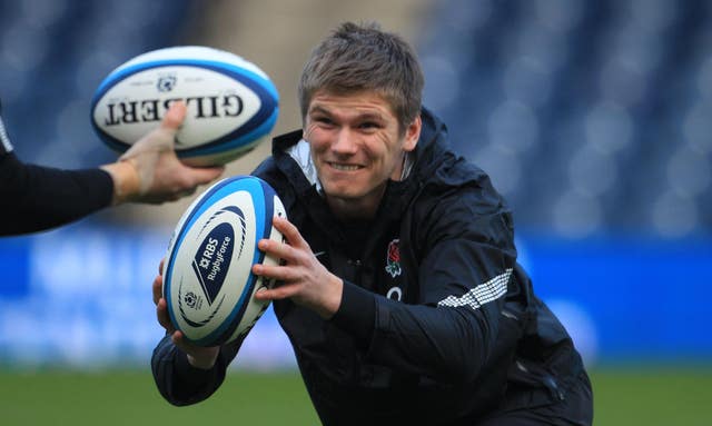 Owen Farrell made his England debut at Murrayfield