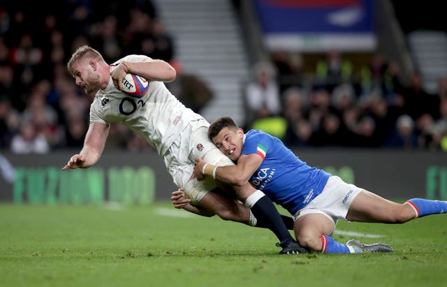 George Kruis, left, made 45 appearances for England