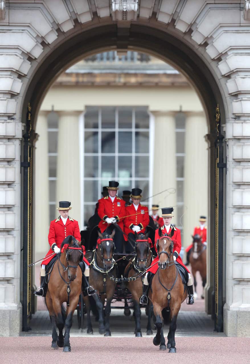 In Pictures All in order for Trooping the Colour as rehearsal takes
