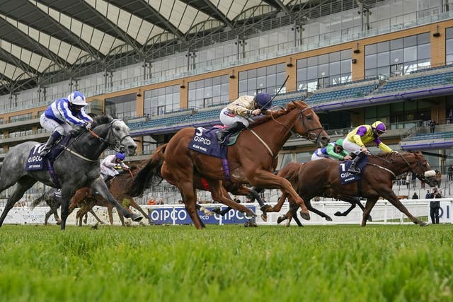 Glen Shiel and Hollie Doyle (centre) struck Group One gold at Ascot