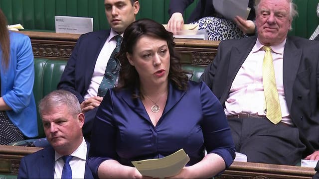 Alicia Kearns speaks in the House of Commons