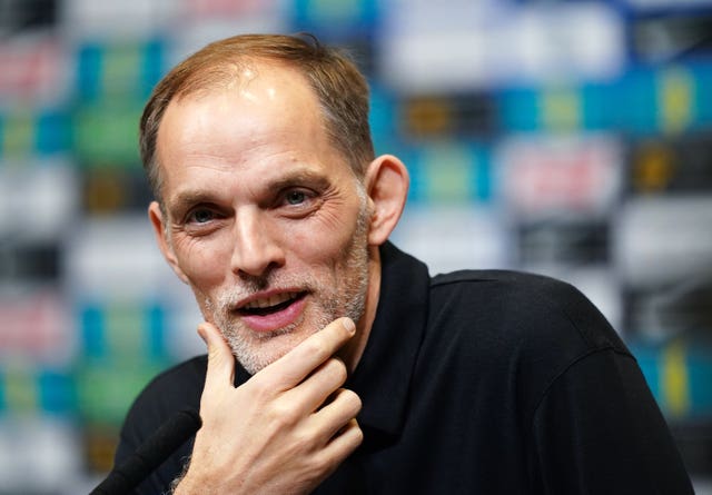 England manager Thomas Tuchel during the squad announcement at Wembley Stadium, London