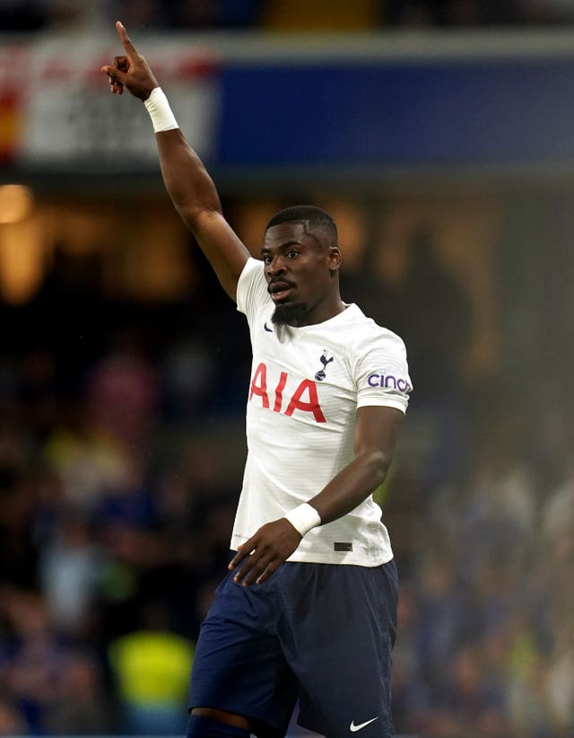 Serge Aurier in action for Tottenham 