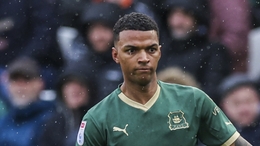 Plymouth Argyle’s Morgan Whittaker in action during the Sky Bet Championship match at Home Park, Plymouth. Picture date: Saturday March 2, 2024.