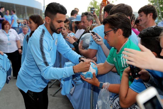 There should be some hint as to Riyad Mahrez's intended role under Guardiola.