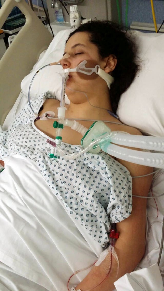 Mariam Moustafa, 18, in a coma before she died (Family handout/PA)