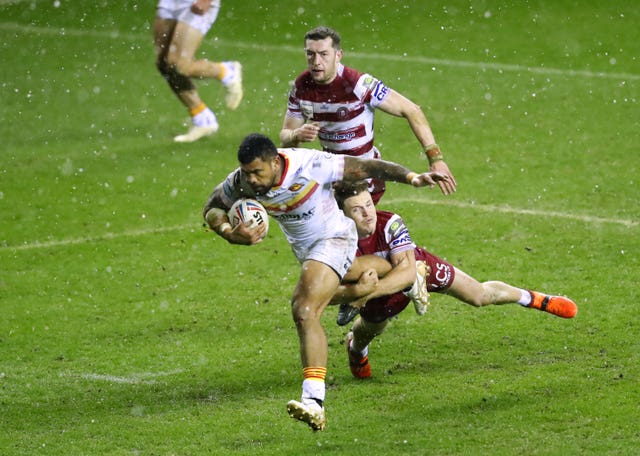 Wigan Warriors v Catalans Dragons – Betfred Super League – DW Stadium