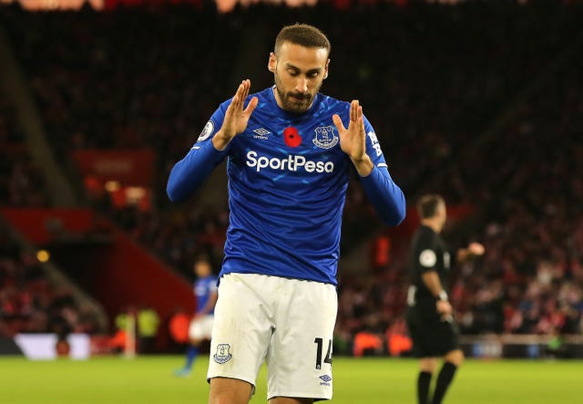 Cenk Tosun has struggled for form at Everton 