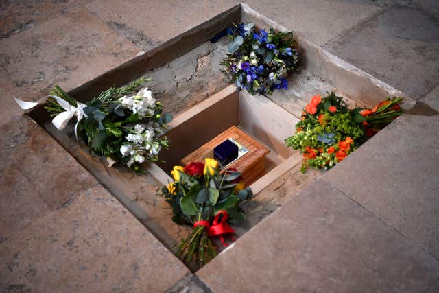 The ashes of Professor Stephen Hawking are laid to rest