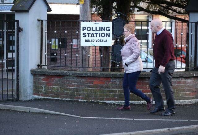 A polling station