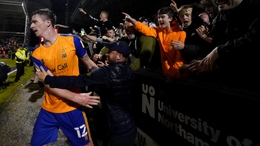 Ollie Hawkins scored for Mansfield (Tim Goode/PA)