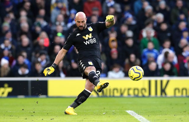 Pepe Reina is back in the Premier League with Aston Villa