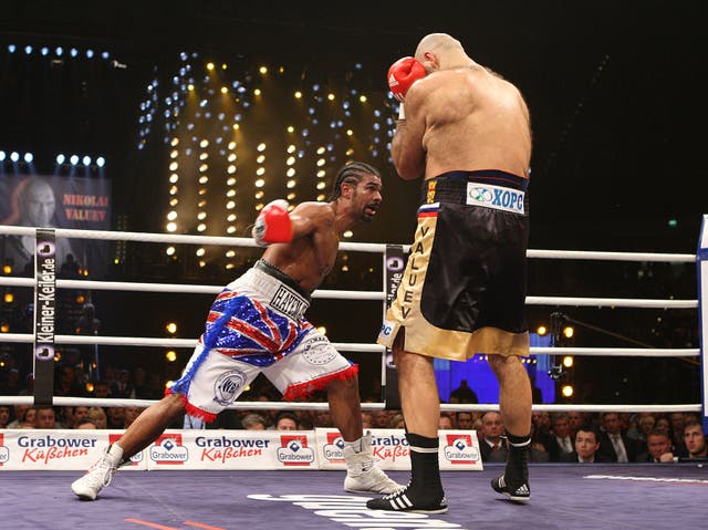 David Haye gave up 11 inches to his Russian opponent