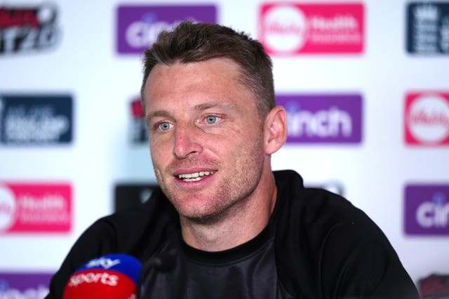 Jos Buttler during England's press conference