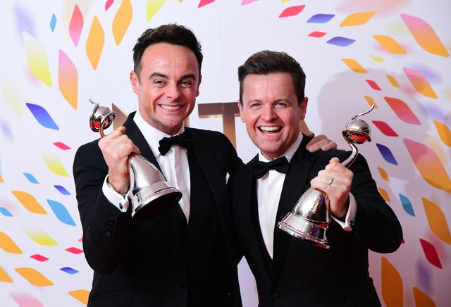 Anthony McPartlin and Declan Donnelly at the NTAs 