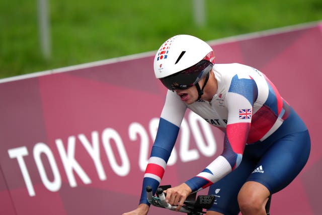 Great Britain’s Benjamin Watson won gold in Tokyo after becoming a full-time cyclist in 2018