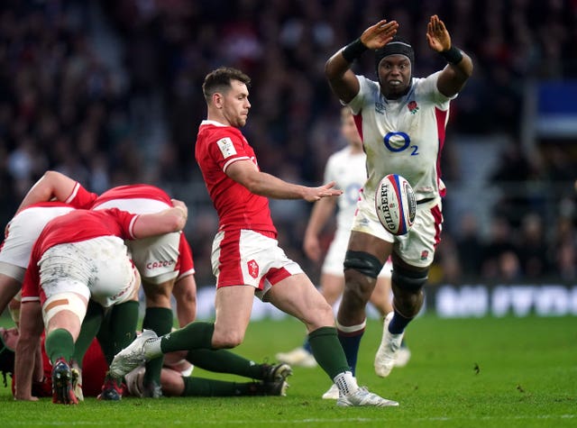 Maro Itoje playing in Cardiff behind closed doors two years ago