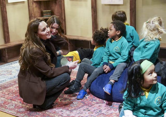 The Princess of Wales during a visit to the National Portrait Gallery