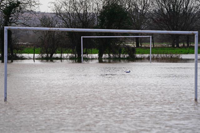 Flooded fields