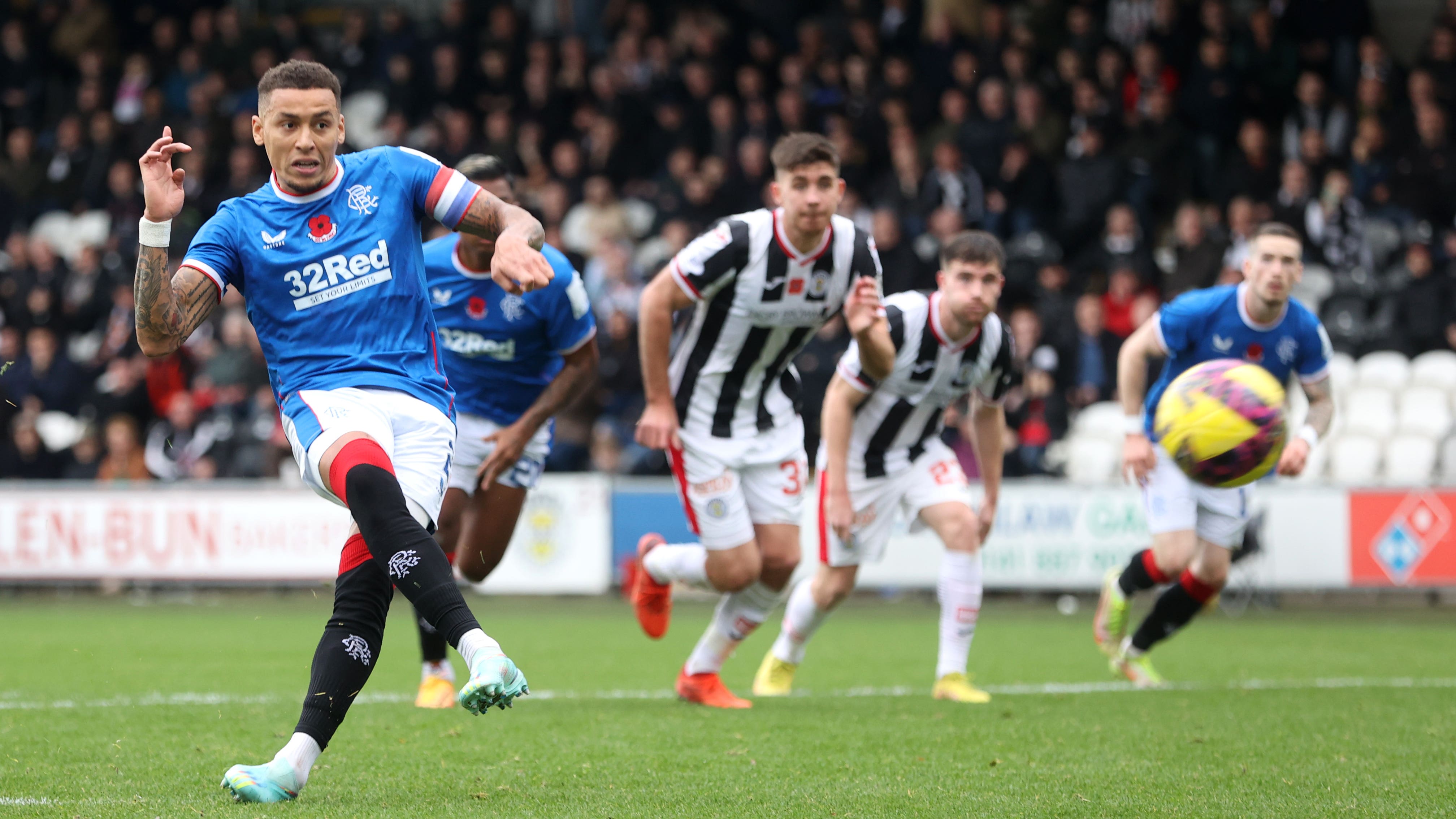 James Tavernier secured a point (Jeff Holmes/PA)