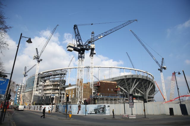 The bowl begins to take shape in May 2018, but this was just three months before the stadium was due to open