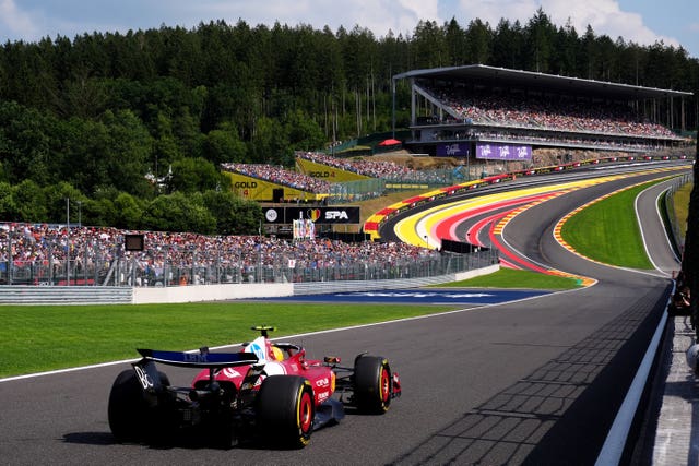 Ferrari driver Lewis Hamilton spun in qualifying and finished only 18th