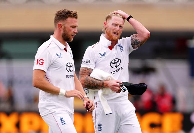 Sam Cook and Ben Stokes