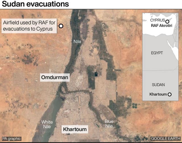 Sudan evacuations