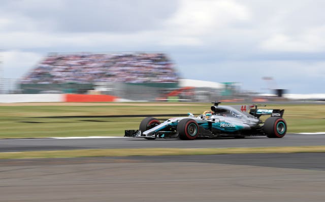 Mercedes’ Lewis Hamilton 