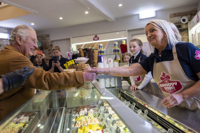 Royal visit to Malton