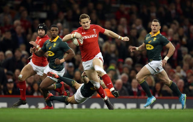 Hallam Amos will likely provide back-up to fly-half Rhys Patchell