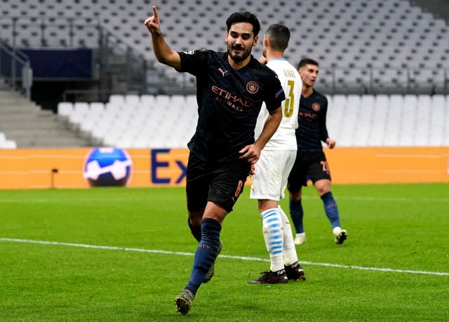 Ilkay Gundogan scored City''s second goal