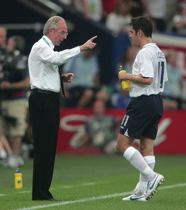 Joe Cole was part of Sven-Goran Eriksson's highly-rated England side in 2006