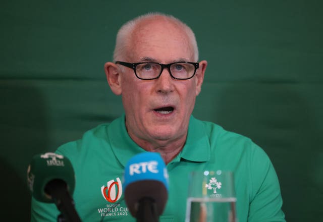 Ireland team manager Mick Kearney, pictured, praised the work of head coach Andy Farrell