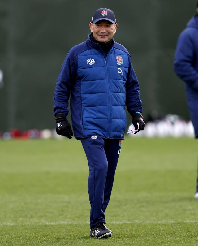 Eddie Jones during an England training session