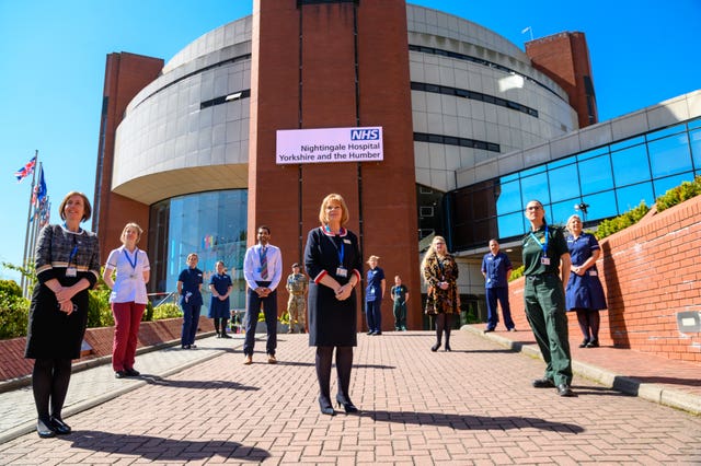 NHS staff recruited to run the new NHS Nightingale Hospital Yorkshire and Humber in Harrogate 