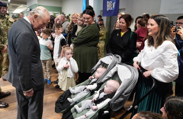 Royal visit to the Royal Regiment of Artillery