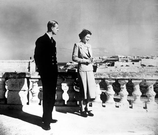 Royalty – Princess Elizabeth and Duke of Edinburgh – Malta