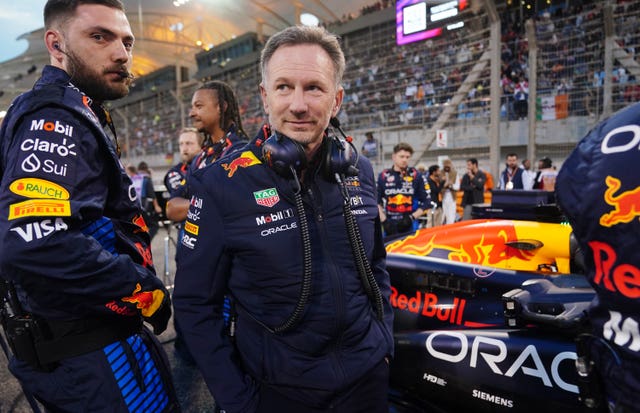 Christian Horner at the Bahrain Grand Prix 