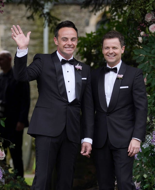 Anthony McPartlin, with Declan Donnelly