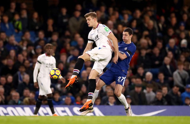 Alexander Sorloth had a strike ruled out for Crystal Palace at Chelsea